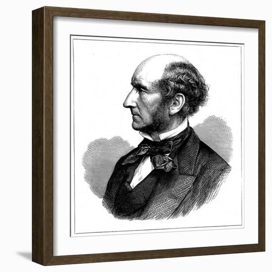 John Stuart Mill, British Social Reformer and Philosopher, 1873-null-Framed Giclee Print