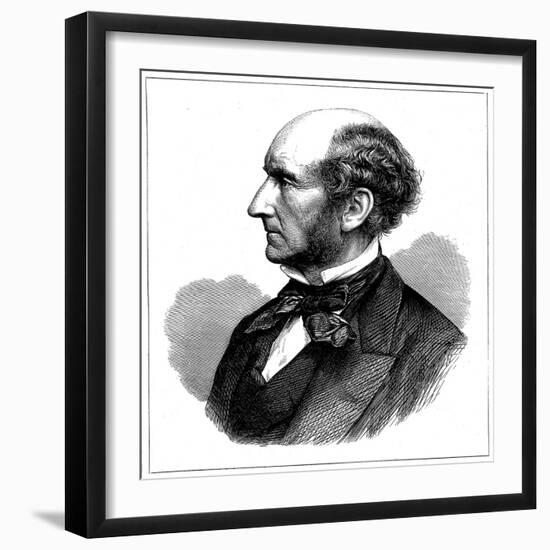 John Stuart Mill, British Social Reformer and Philosopher, 1873-null-Framed Giclee Print