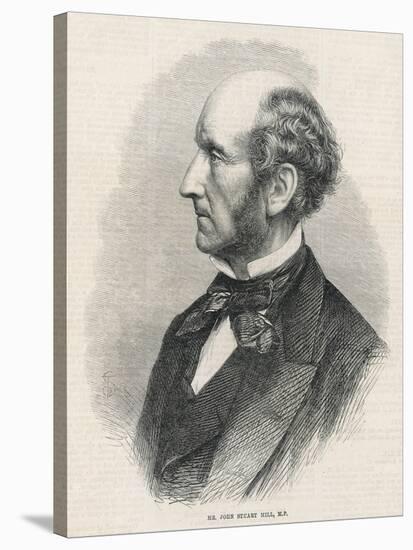 John Stuart Mill Philosopher-null-Stretched Canvas