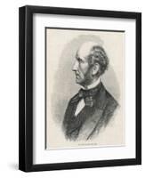 John Stuart Mill Philosopher-null-Framed Art Print