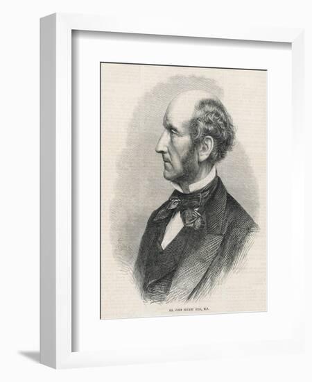 John Stuart Mill Philosopher-null-Framed Art Print