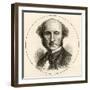 John Stuart Mill Philosopher-null-Framed Art Print