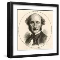 John Stuart Mill Philosopher-null-Framed Art Print