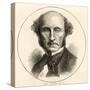 John Stuart Mill Philosopher-null-Stretched Canvas