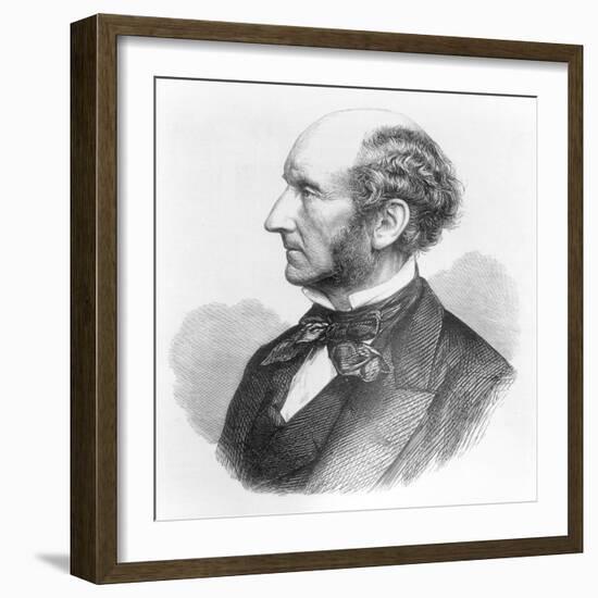 John Stuart Mill-English School-Framed Giclee Print