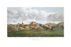 Coaching A Hundred Years Ago-John Sturgess-Framed Stretched Canvas
