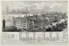 New St. Thomas's Hospital Opened by the Queen Last Wednesday, 1871-John Sulman-Stretched Canvas