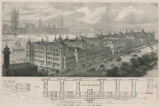 New St. Thomas's Hospital Opened by the Queen Last Wednesday, 1871-John Sulman-Framed Giclee Print