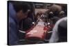 John Surtees in a Ferrari-null-Stretched Canvas