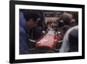 John Surtees in a Ferrari-null-Framed Photographic Print