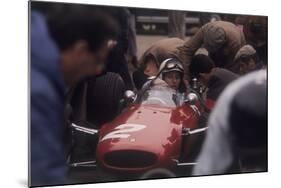 John Surtees in a Ferrari-null-Mounted Photographic Print