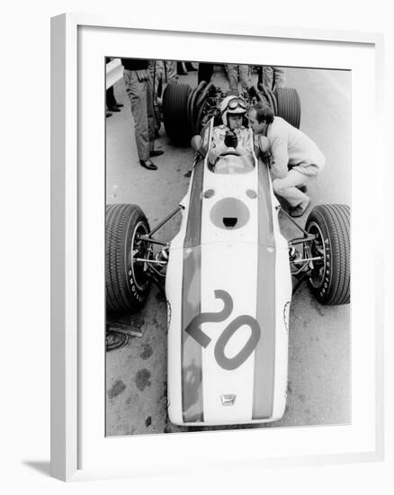 John Surtees in Honda V12, Belgian Grand Prix, 1968-null-Framed Photographic Print