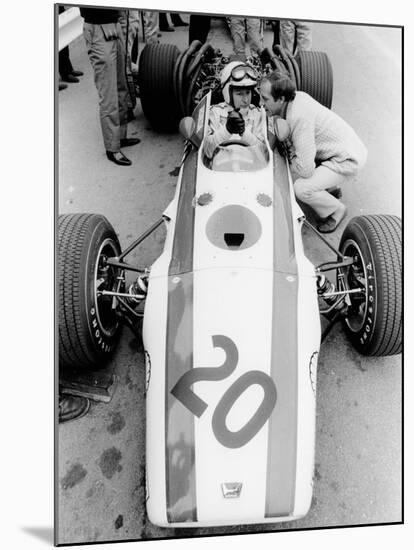 John Surtees in Honda V12, Belgian Grand Prix, 1968-null-Mounted Photographic Print