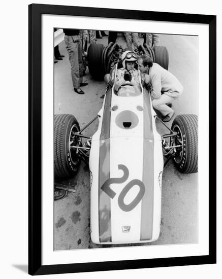 John Surtees in Honda V12, Belgian Grand Prix, 1968-null-Framed Photographic Print