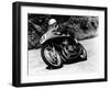 John Surtees on an MV Agusta, Isle of Man Senior TT, 1956-null-Framed Photographic Print