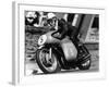 John Surtees Winning the Isle of Man Junior TT, on an MV Agusta, 1959-null-Framed Photographic Print