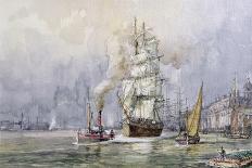 Thames Barges Racing Off Pin Mill, Suffolk, 2008-John Sutton-Giclee Print