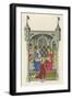 John Talbot, Earl of Shrewsbury, Presenting His Book to Queen Margaret-Henry Shaw-Framed Giclee Print