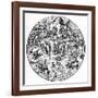 John Tenniel 's illustrations from Alice in Wonderland-John Tenniel-Framed Giclee Print