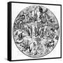 John Tenniel 's illustrations from Alice in Wonderland-John Tenniel-Framed Stretched Canvas