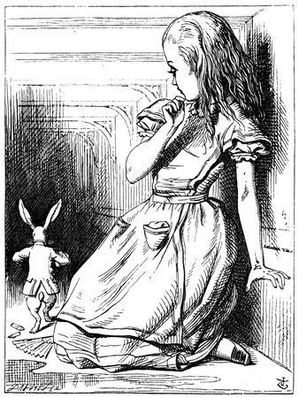 Scene from Alice's Adventures in Wonderland by Lewis Carroll, 1865
