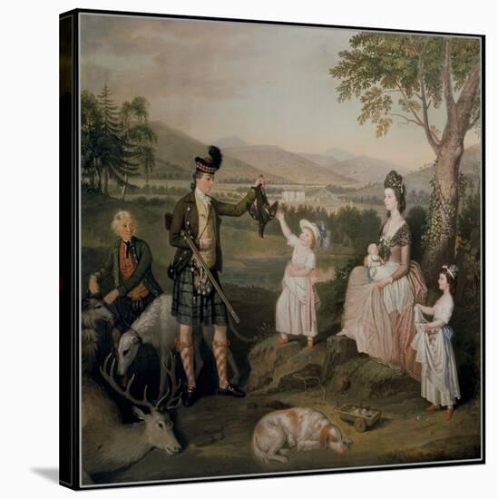 John, the 4th Duke of Atholl and His Family, 1780-David Allan-Stretched Canvas