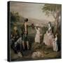 John, the 4th Duke of Atholl and His Family, 1780-David Allan-Stretched Canvas