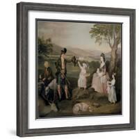 John, the 4th Duke of Atholl and His Family, 1780-David Allan-Framed Giclee Print