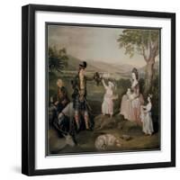 John, the 4th Duke of Atholl and His Family, 1780-David Allan-Framed Giclee Print