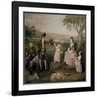 John, the 4th Duke of Atholl and His Family, 1780-David Allan-Framed Giclee Print