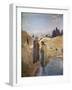 John the Baptist Baptized Jesus Christ, 1921-Frederic Montenard-Framed Giclee Print