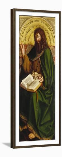 John the Baptist. Copy after Van Eyck (Ghent Altarpiece)-Michiel Coxcie-Framed Giclee Print