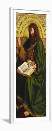 John the Baptist. Copy after Van Eyck (Ghent Altarpiece)-Michiel Coxcie-Framed Giclee Print