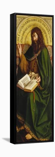 John the Baptist. Copy after Van Eyck (Ghent Altarpiece)-Michiel Coxcie-Framed Stretched Canvas