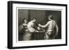 John the Baptist He is Beheaded and Salome Holds out a Dish to Receive His Head-W.h. Egleton-Framed Art Print