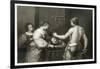 John the Baptist He is Beheaded and Salome Holds out a Dish to Receive His Head-W.h. Egleton-Framed Art Print