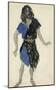 John the Baptist in Salomé-Leon Bakst-Mounted Premium Giclee Print