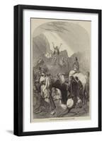 John the Baptist Preaching-Henry Warren-Framed Giclee Print