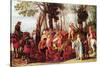 John the Baptist Preaching-Frans The Elder Francken-Stretched Canvas