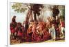 John the Baptist Preaching-Frans The Elder Francken-Framed Giclee Print