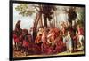 John the Baptist Preaching-Frans The Elder Francken-Framed Giclee Print