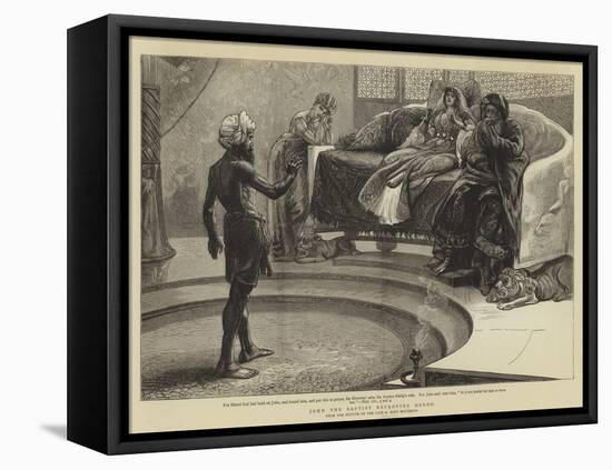 John the Baptist Reproving Herod-Arthur Boyd Houghton-Framed Stretched Canvas