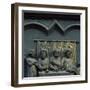 John the Baptist's Head Being Presented to Herod, Panel by Andrea Pisano-null-Framed Giclee Print