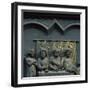 John the Baptist's Head Being Presented to Herod, Panel by Andrea Pisano-null-Framed Giclee Print