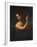 John the Baptist-Leonardo da Vinci-Framed Giclee Print