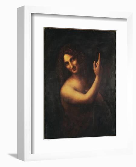 John the Baptist-Leonardo da Vinci-Framed Giclee Print