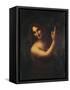 John the Baptist-Leonardo da Vinci-Framed Stretched Canvas