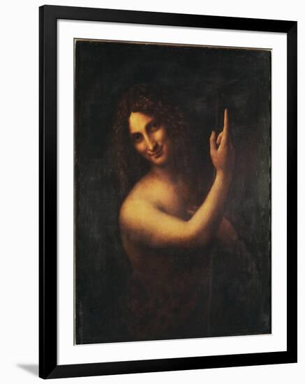 John the Baptist-Leonardo da Vinci-Framed Giclee Print