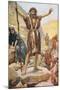 John the Baptist-Harold Copping-Mounted Giclee Print