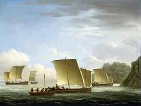 The 'Royal Caroline', Built in 1749 in Deptford (England). Oil on Canvas, 1750, by John Cleveley (1-John the Elder Cleveley-Giclee Print